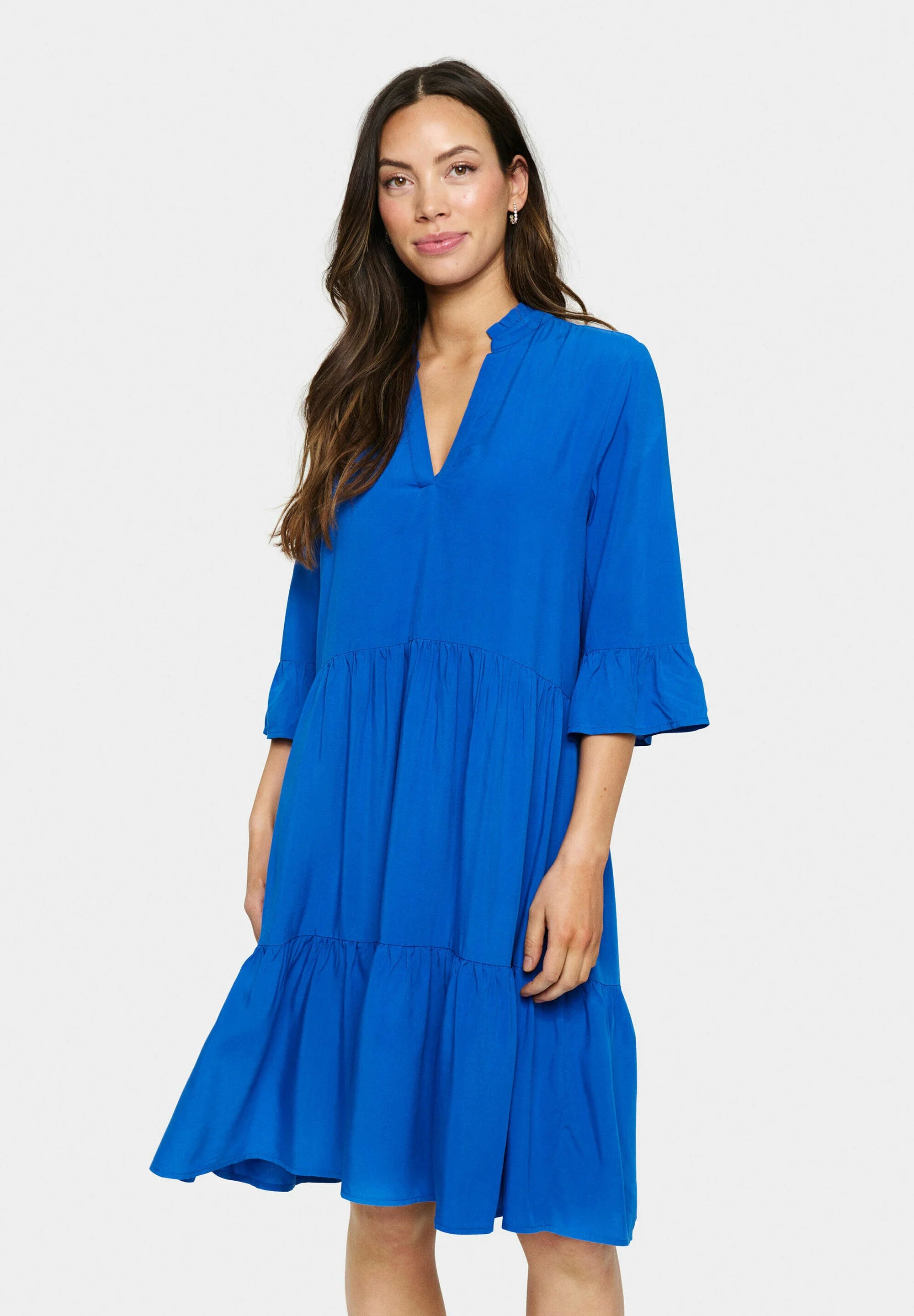 Saint-Tropez-Tageskleid – Blauer Iolith
