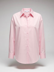 Sorbet Oversized Leinenhemd - Begonienrosa