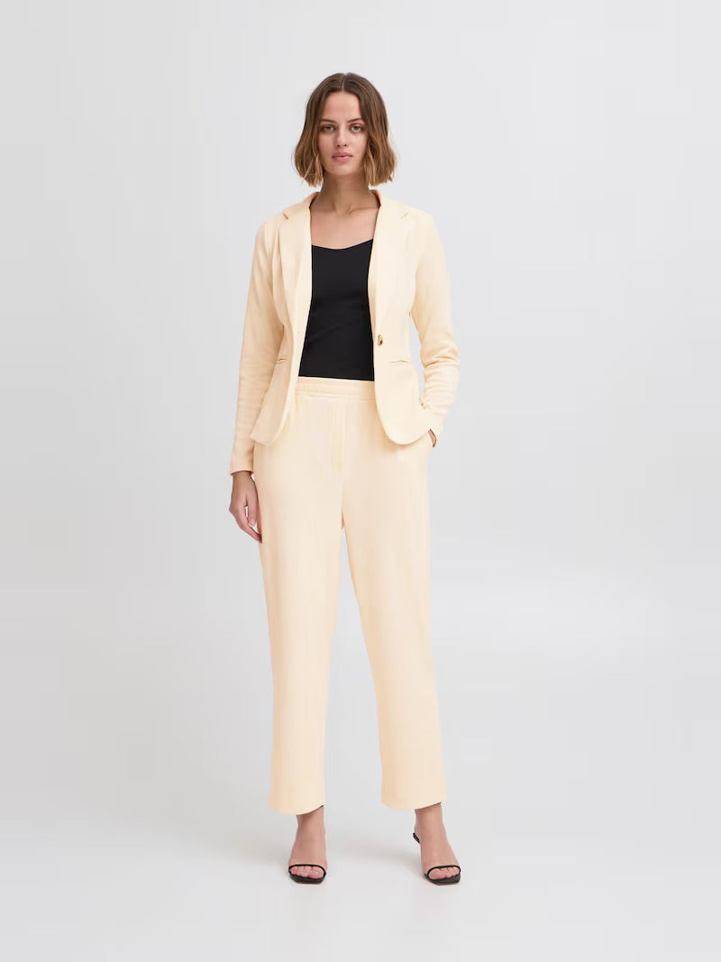 ICHI Blazer 'KATE CORDUROY' in Elfenbein