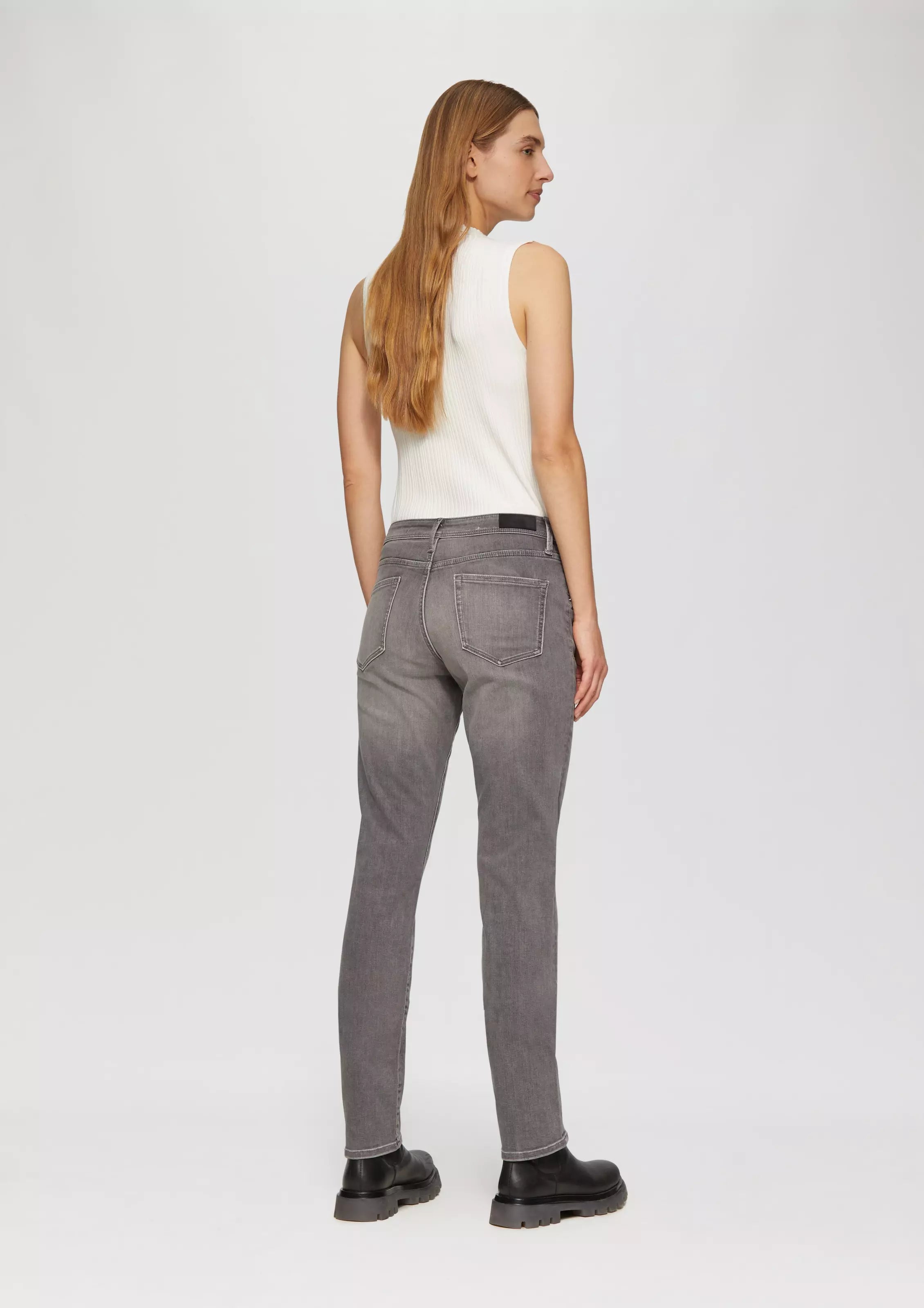 s.Oliver Betsy Slim-Fit Mid-Rise Jeans 