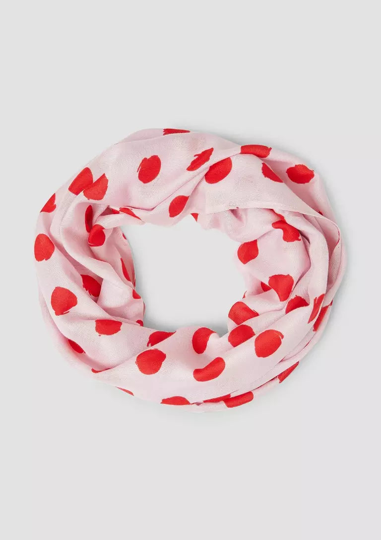 s.Oliver Viskose-Schlingenschal mit Motiv