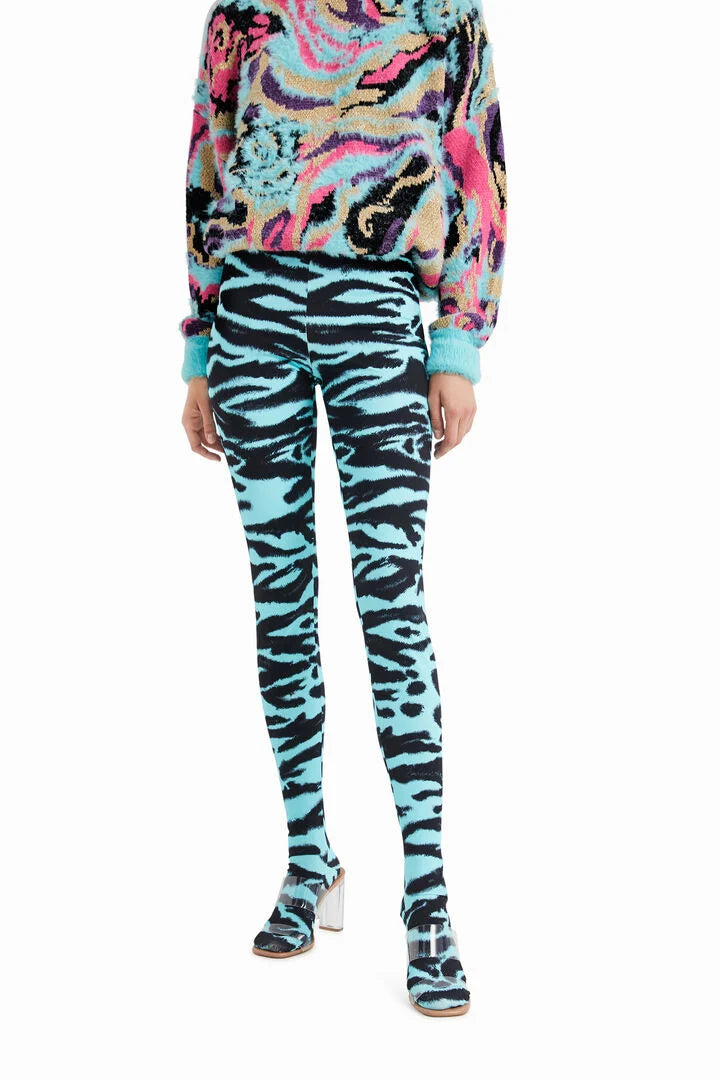 Desigual gemusterte Leggings/Strumpfhose – 2-in-1