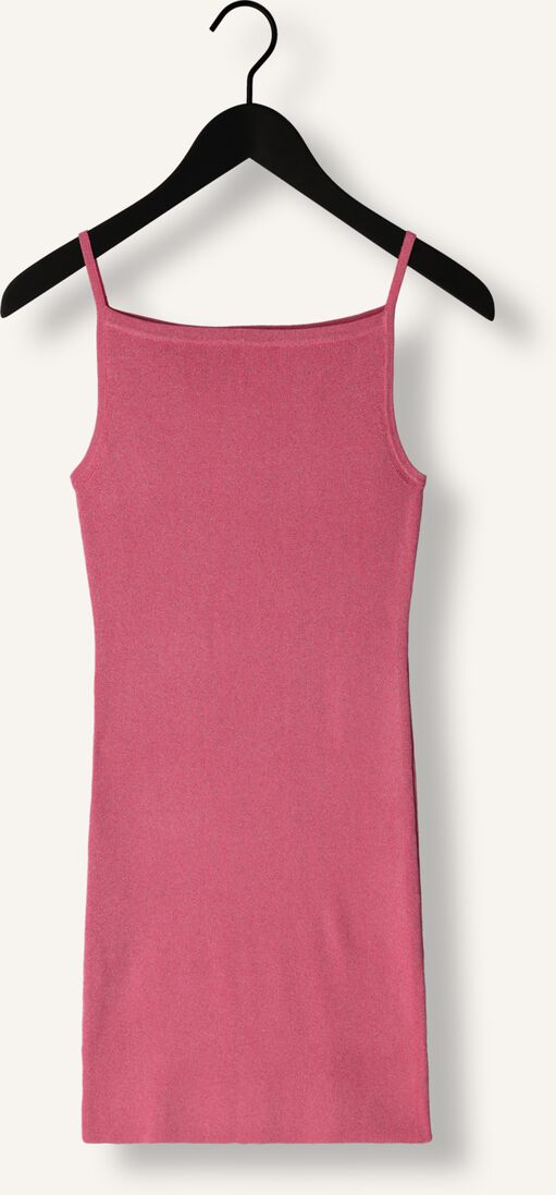 Neo Noir Contima Pink Glitter Geripptes Strick-Minikleid – Bodycon | Designer Outlet für Damen