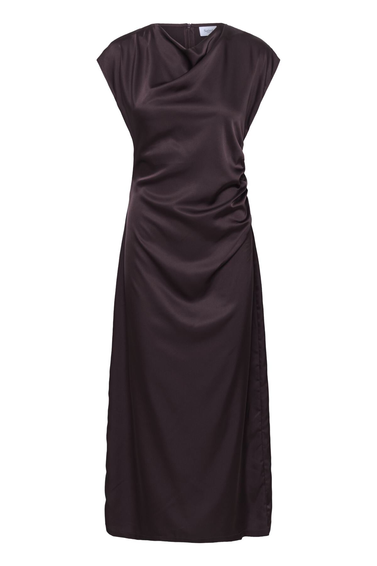 Saint Tropez ZidtSZ Kleid mit kurzen Ärmeln - Fudge