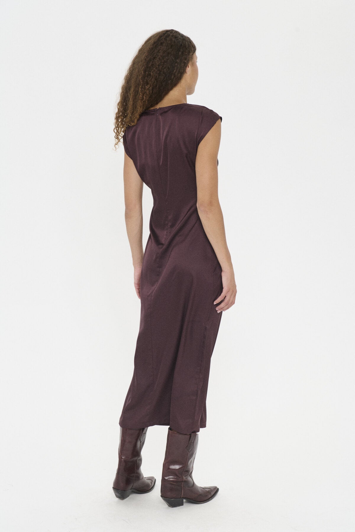 Saint Tropez MiggaSZ Wickelkleid - Schwarz Shifted Strokes