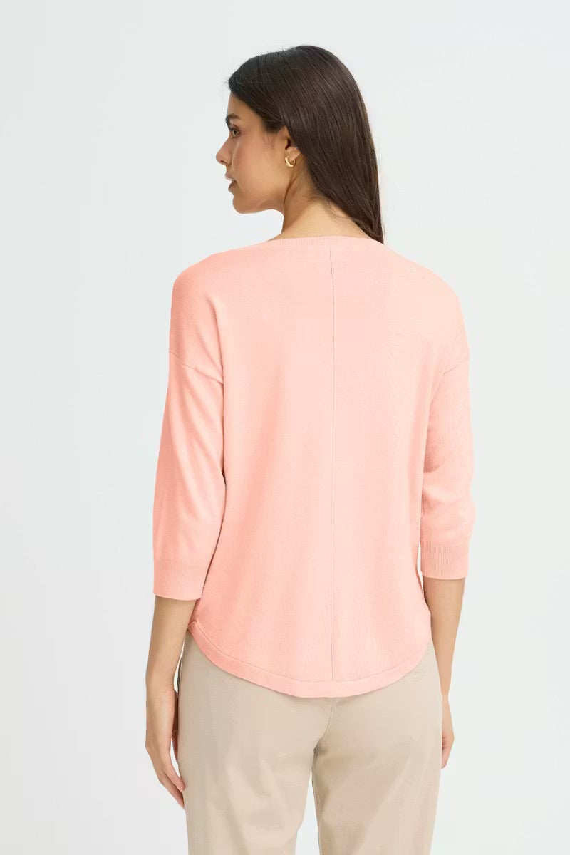 Fransa FRZUBASIC 114 Pullover - Zartrosa