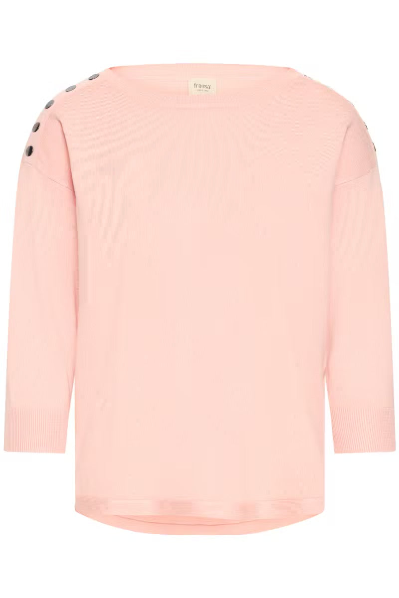 Fransa FRZUBASIC 114 Pullover - Zartrosa