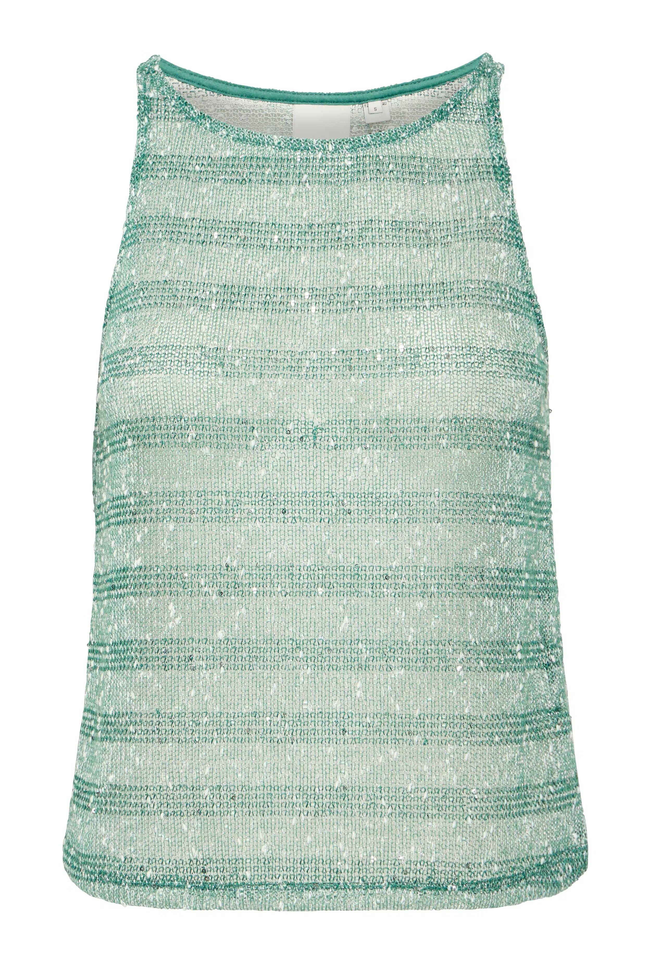 Ichi Ihpiloua Damen-Bandeau-Top – Mintgrün