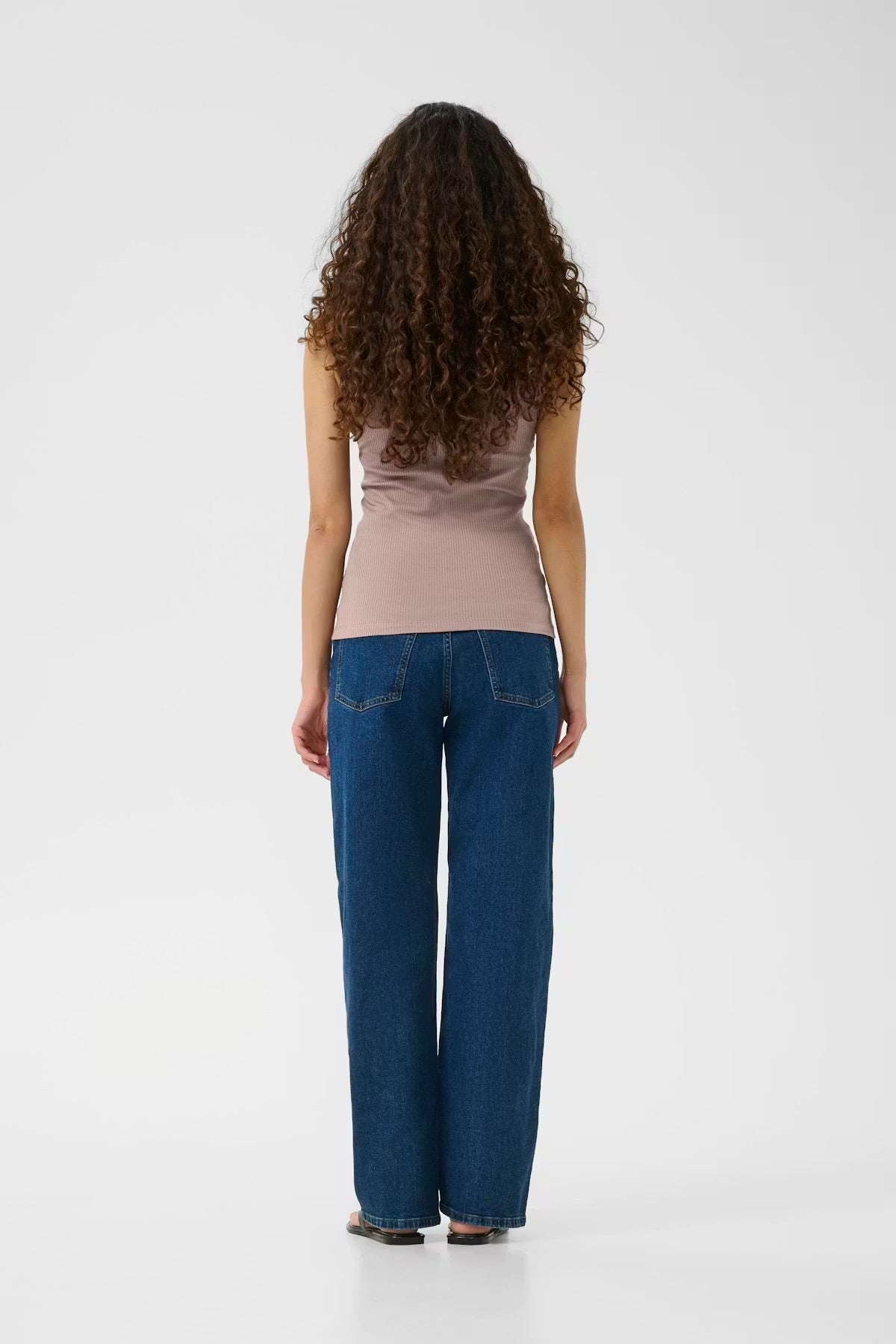 InWear DagnaIW Rippstrick-Rollkragentop – Ärmelloses Stricktop