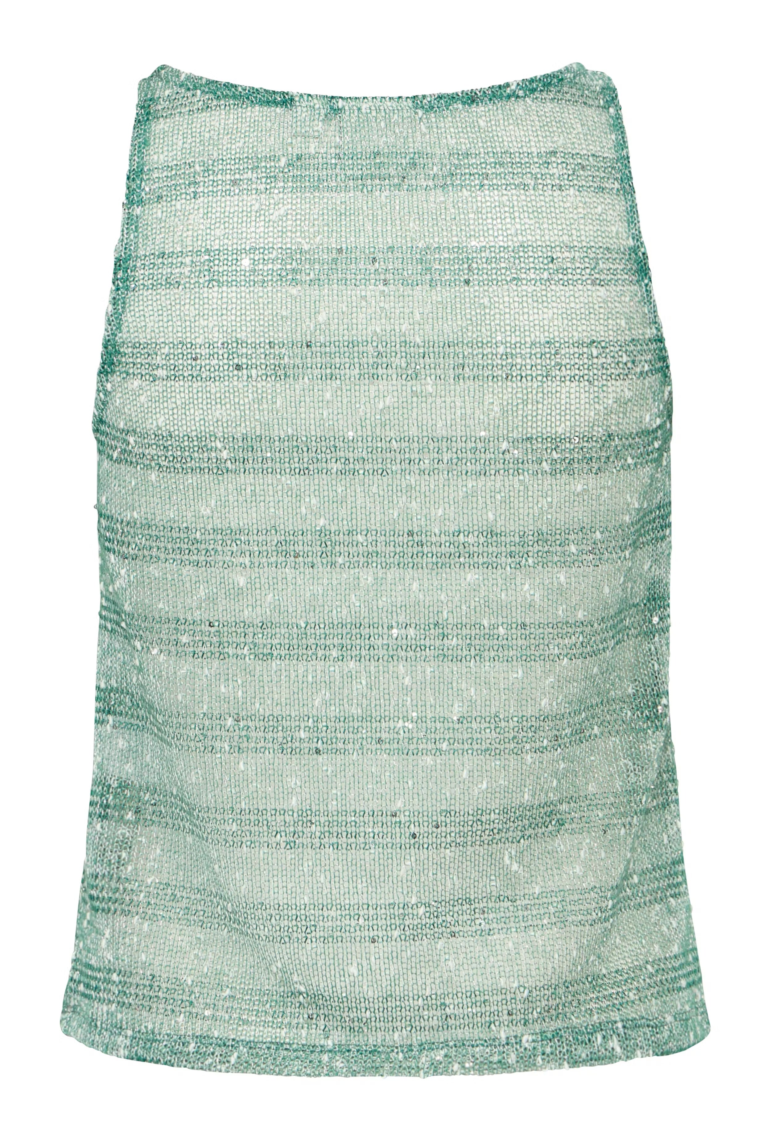 Ichi Ihpiloua Damen-Bandeau-Top – Mintgrün
