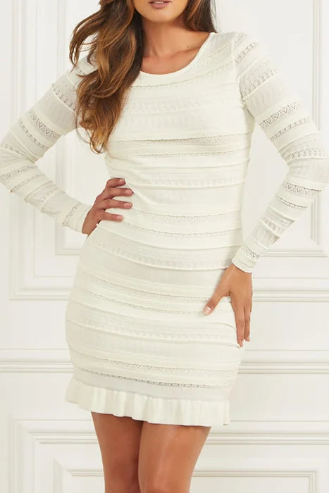 Marciano by Guess Beth Sweater Dress - Pale Pearl