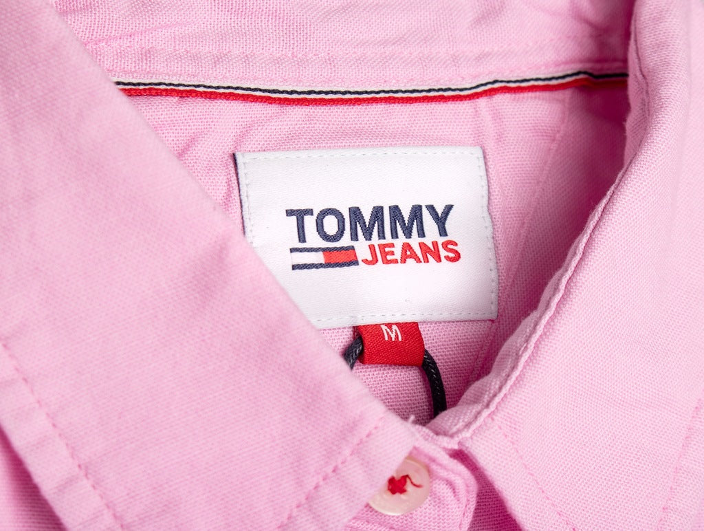 Tommy Jeans Damen Oxford-Hemd (DW0DW13152 Rosa) 