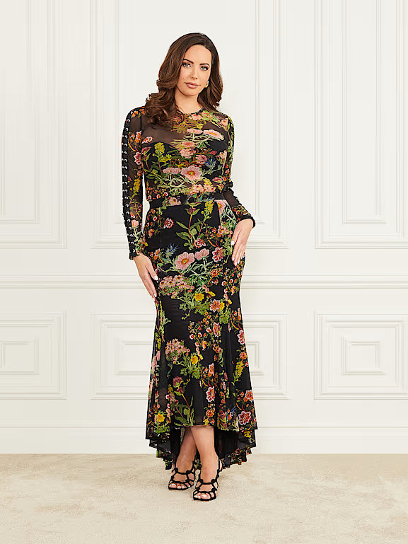 Marciano by Guess Lewis Mesh-Rock – Black Beauty Print