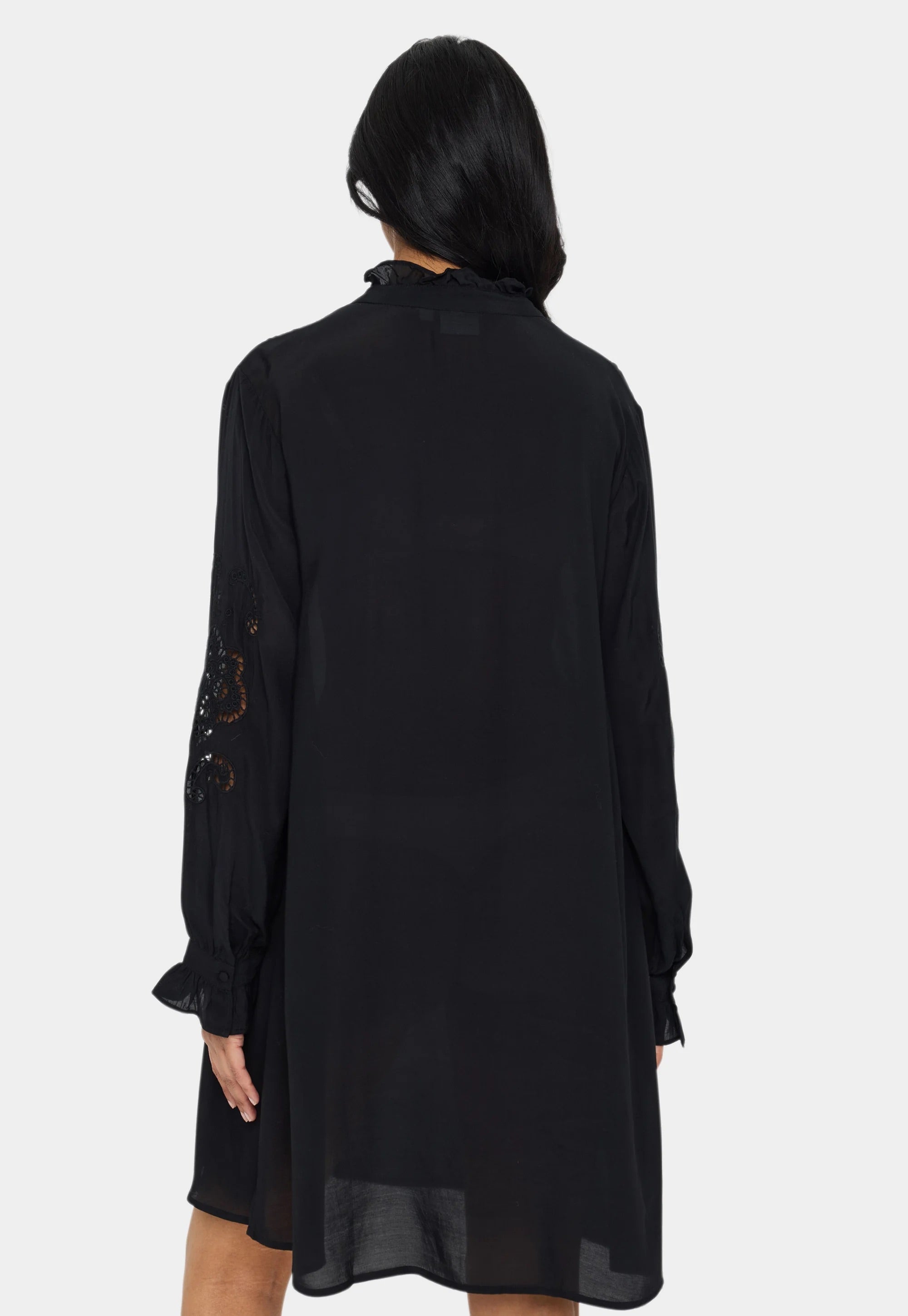 Saint Tropez GreyaSZ Hemdkleid - Schwarz