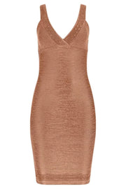Marciano by Guess Willa Bandage Kleid in Metallic-Bronze