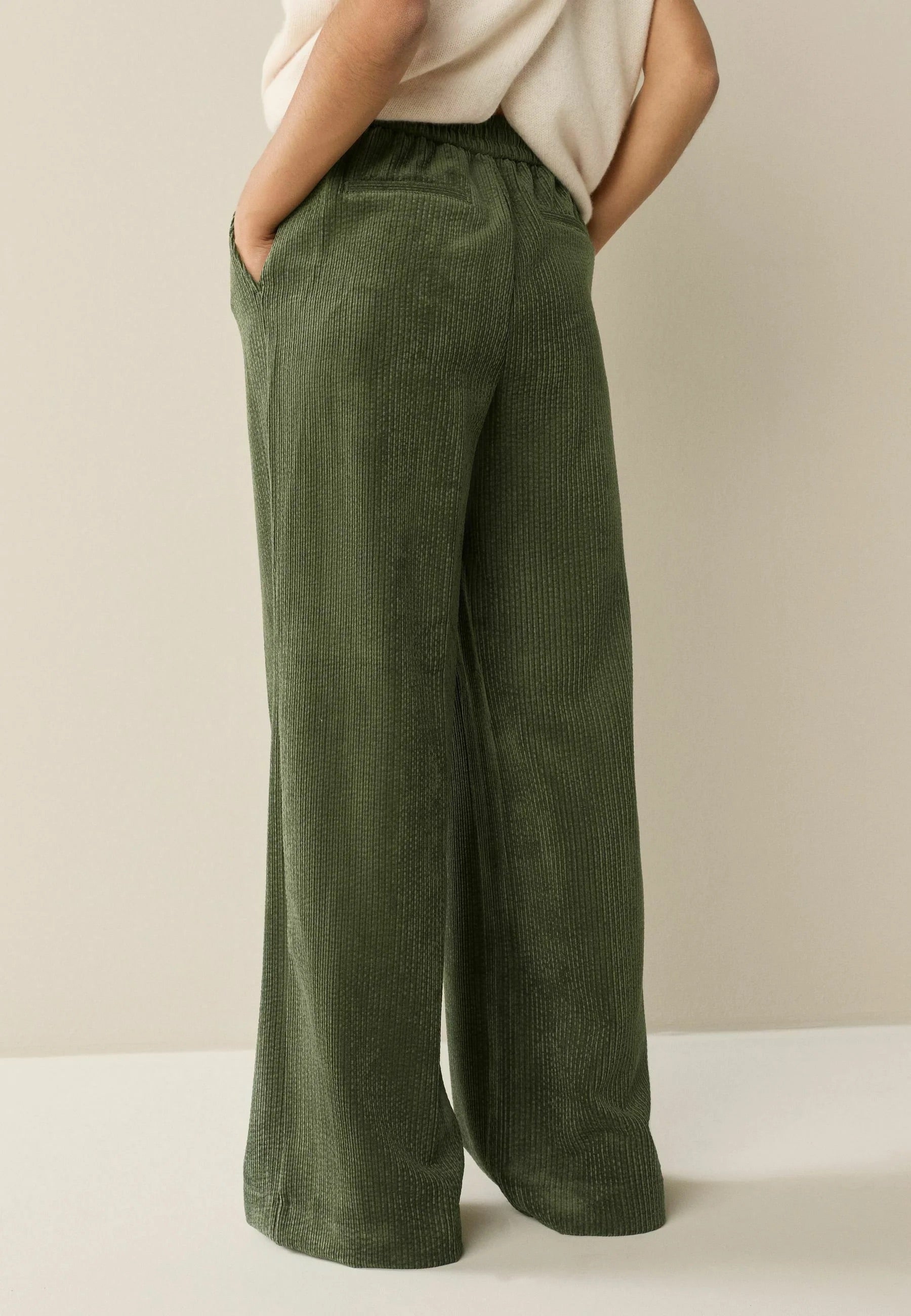 Sorbet WIDE SOFT Cordhose - Olivgrün