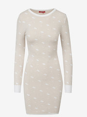 Guess Cachet Strickkleid – Creme S