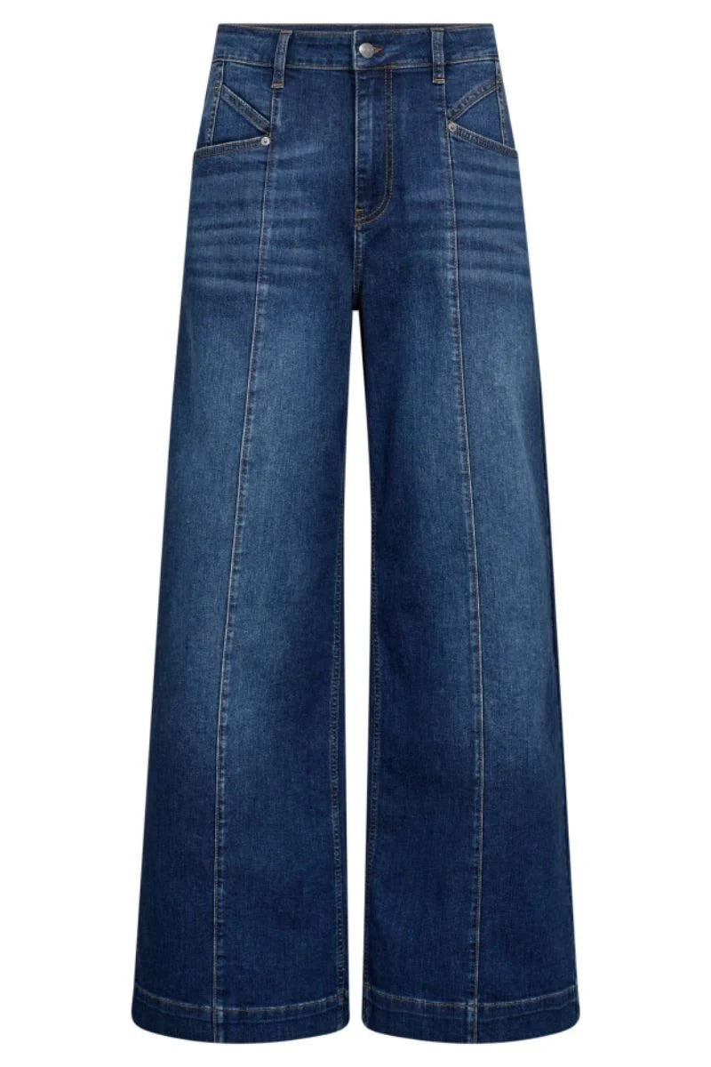 Co'couture Tyler CC Wide-Leg-Jeans – Denimblau