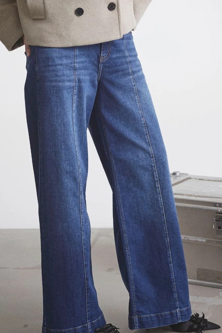 Co'couture Tyler CC Wide-Leg-Jeans – Denimblau