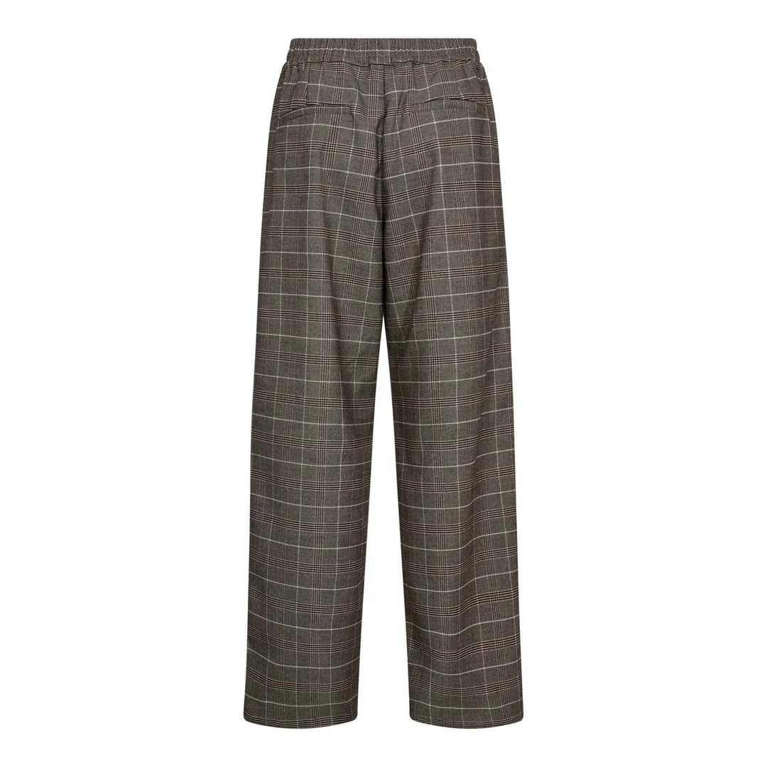 Co'couture Claudine CC Weite Hose – Walnussbraun