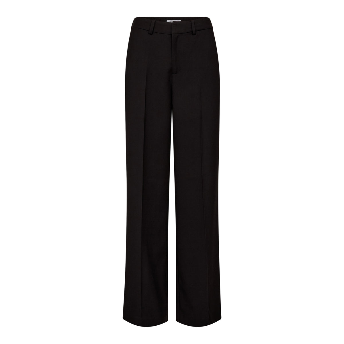 Co'couture Matty Wide-Leg-Hose mit Wellennaht – Nerzbraun