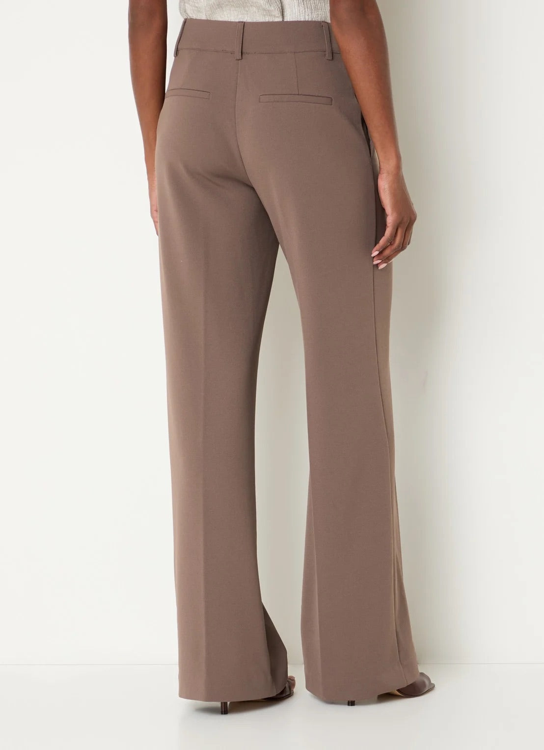 Co'couture Matty Wide-Leg-Hose mit Wellennaht – Mauve