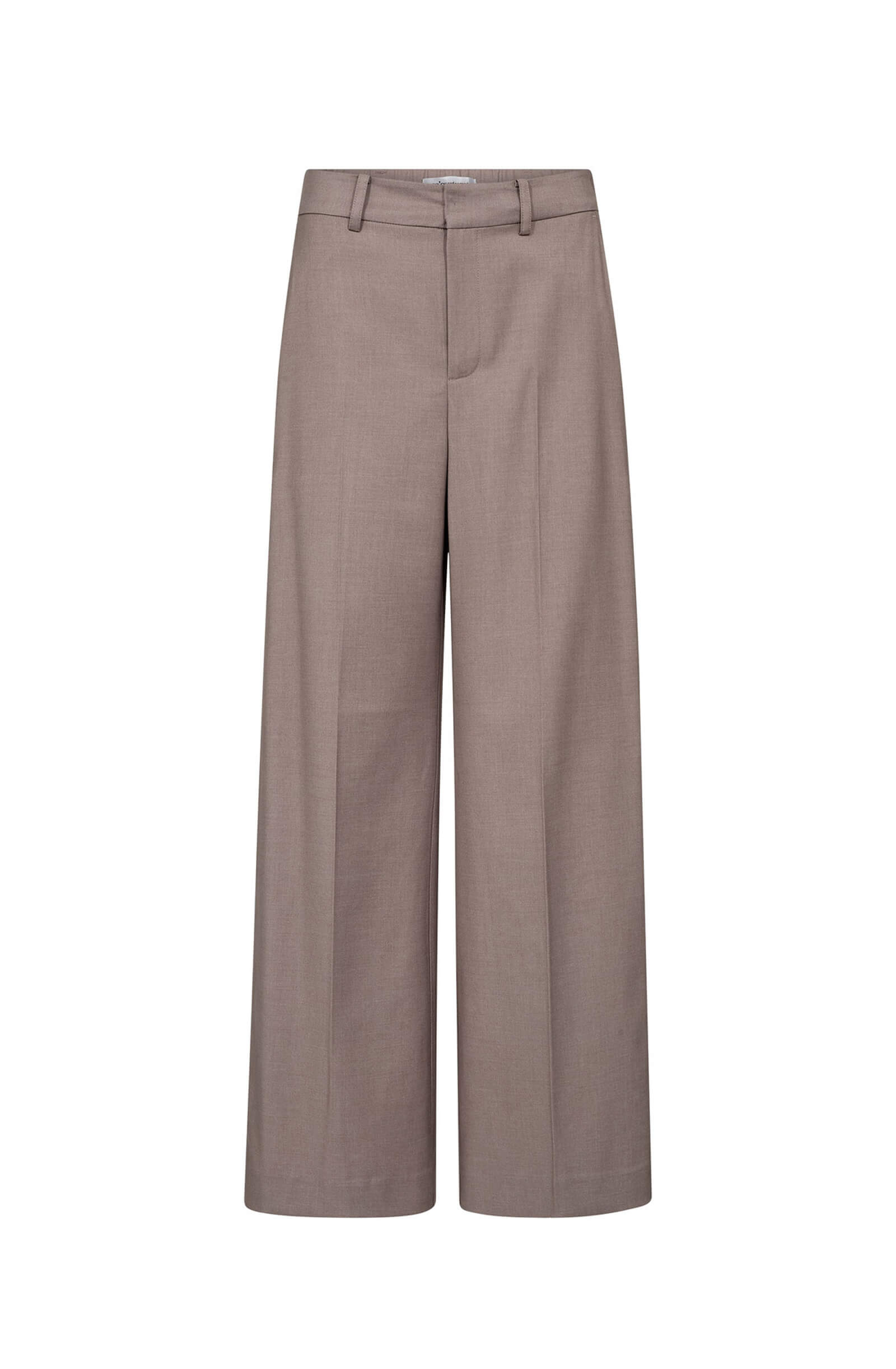 Co'couture Matty Wide-Leg-Hose mit Wellennaht – Mauve