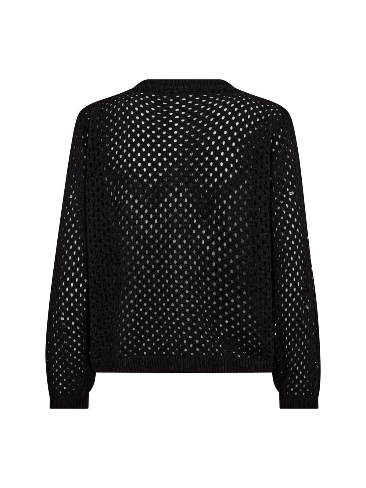 Co'couture Hoopa Krystal Strickjacke – Schwarz