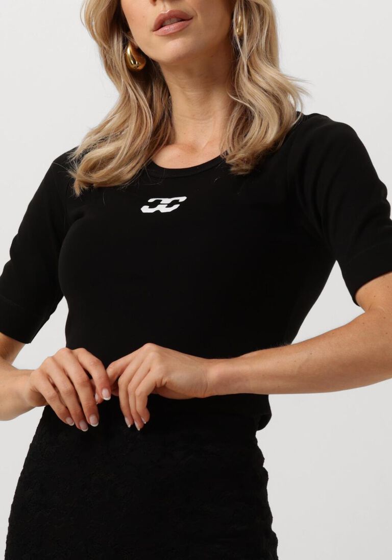Co'couture Granny CC Logo-T-Shirt – Schwarz