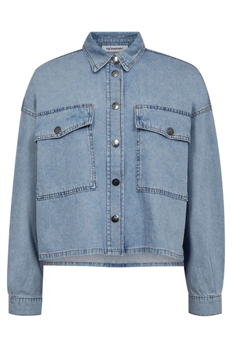 Co’couture Cindy CC Denimhemd – verwaschener Denim