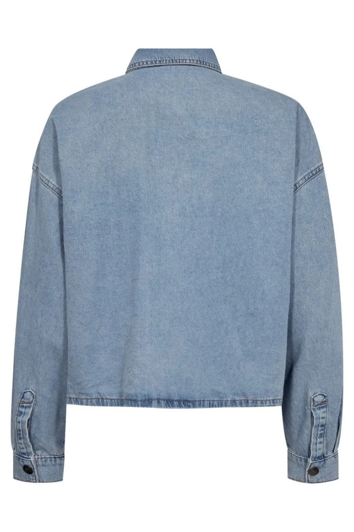 Co’couture Cindy CC Denimhemd – verwaschener Denim