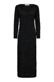 Co'couture Pompom CC Bommelkleid – Schwarz