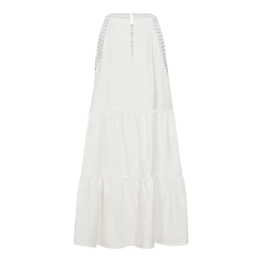 Co'couture Hera CC kurzes Spitzenkleid – Off-White