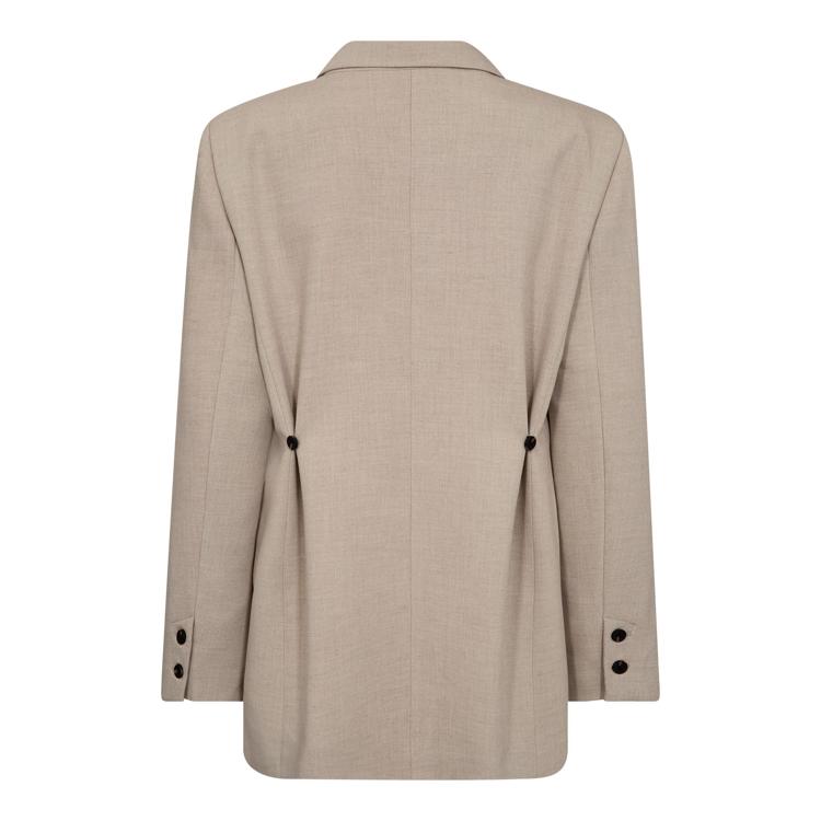 Co'couture Oversize-Ein-Knopf-Blazer – Sand