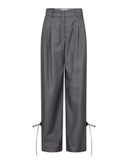 Co'couture Weite Hose mit geradem Bein – Grau