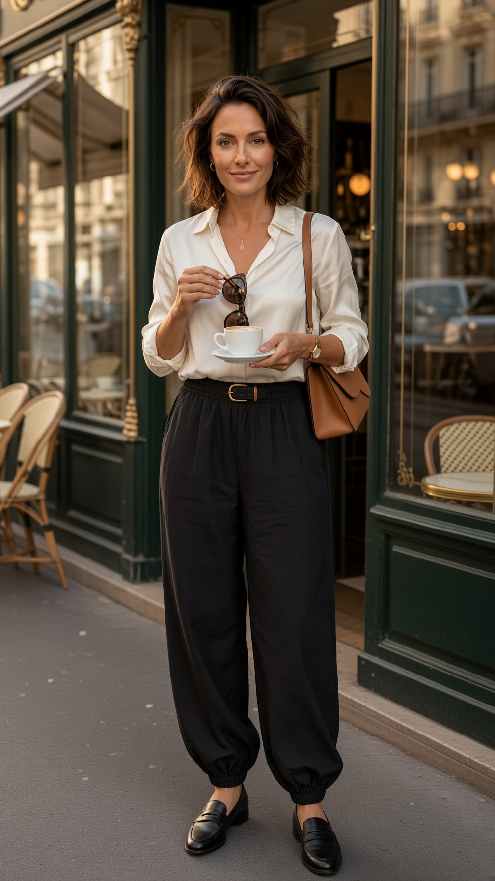 Co'couture Acasia Ballonhose – Khaki