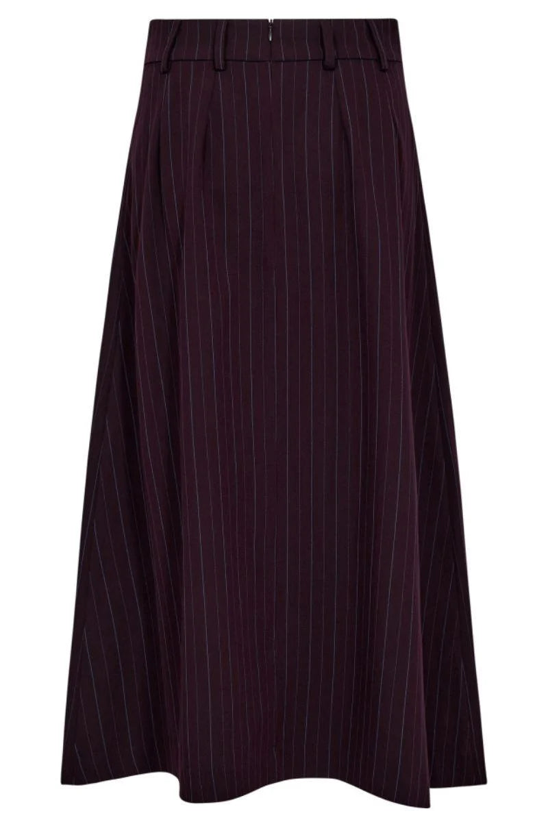 Co'couture Anya CC Trinny Plisseerock – Pflaume