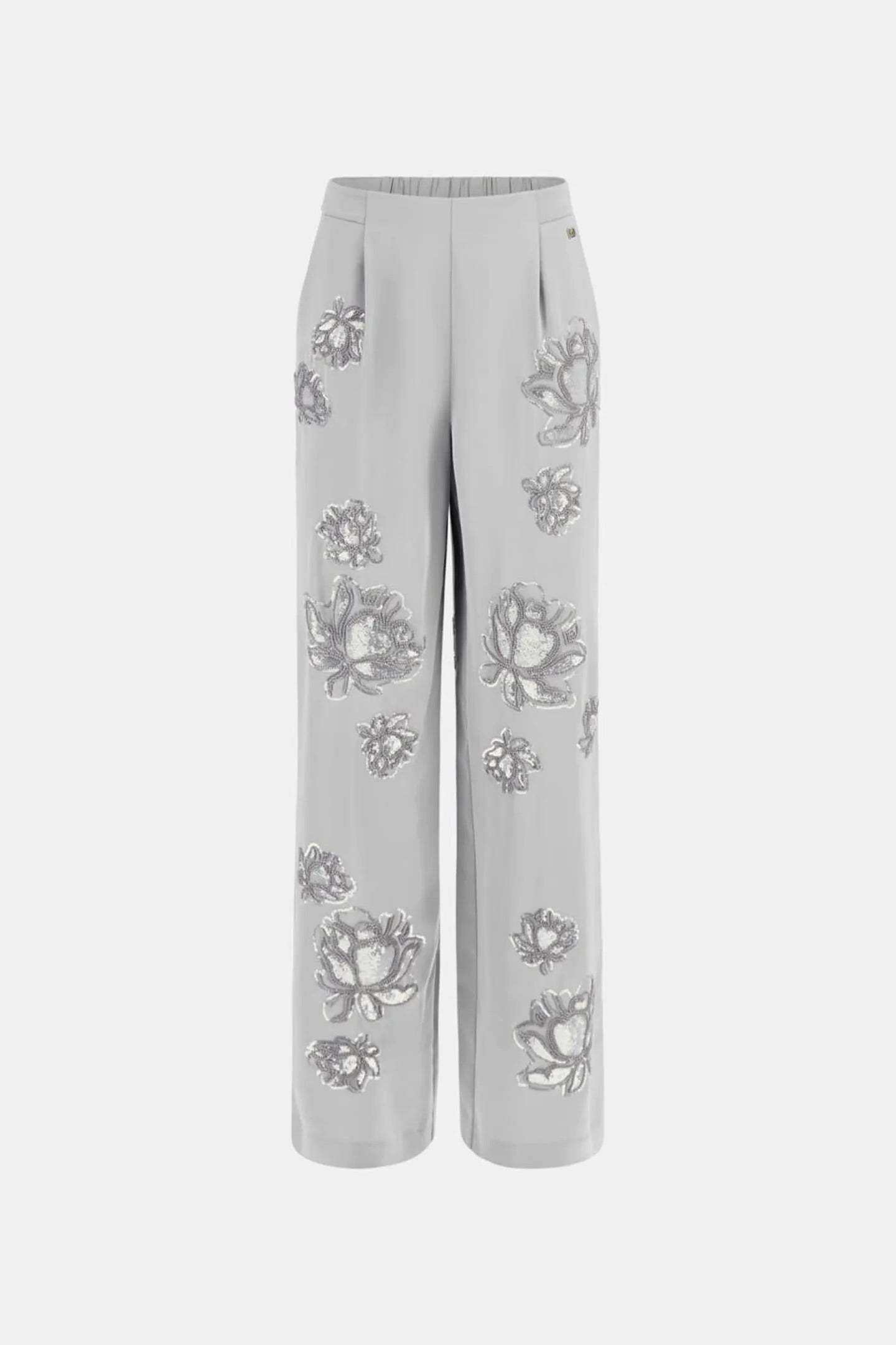 Marciano by Guess Gwen Embro Pant - Calm Sands Multi, elegant embroidered women's pants, premium designer clothing, outlet fashion.