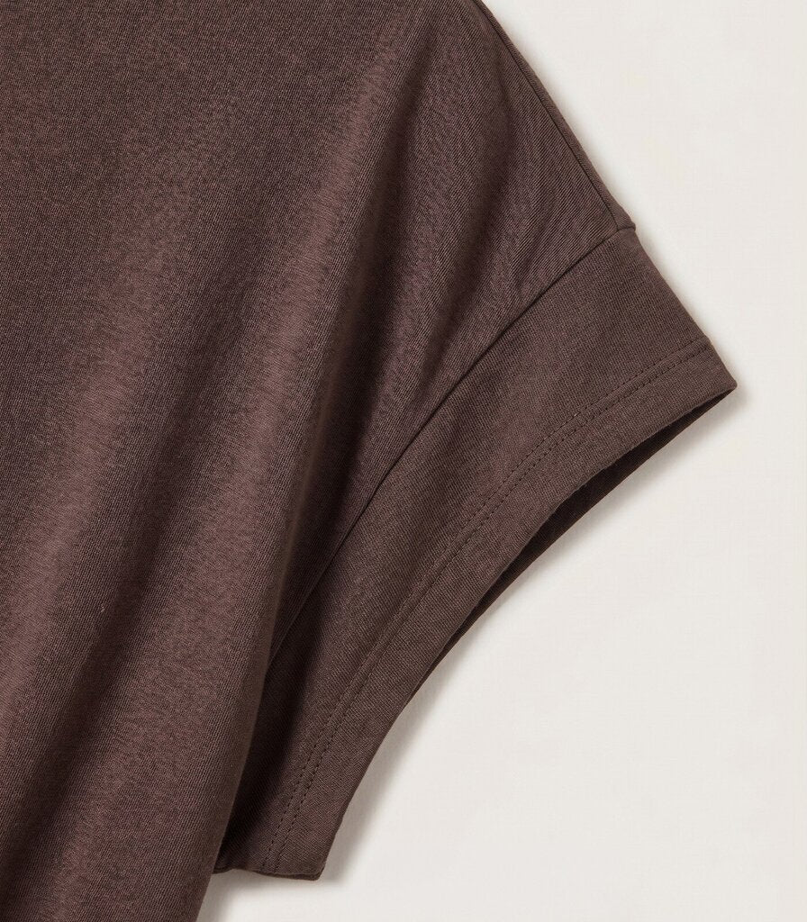 PIECES PCANDORA Damen-Maxikleid mit kurzen Ärmeln