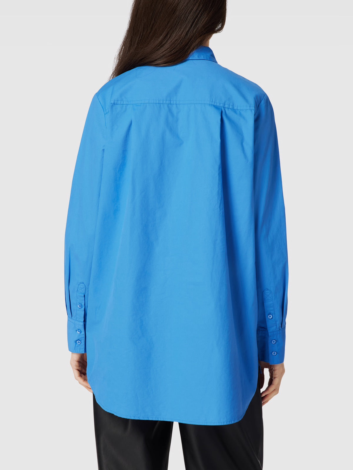 s.Oliver RED LABEL Baumwollhemd mit Brusttasche - Königsblau