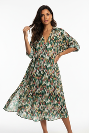 b.young ikat mintás tunika modellel