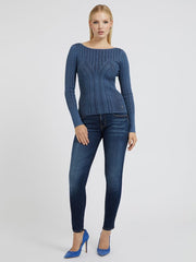 Guess Sexy Curve Stretch Skinny Jeans – Dunkelblau