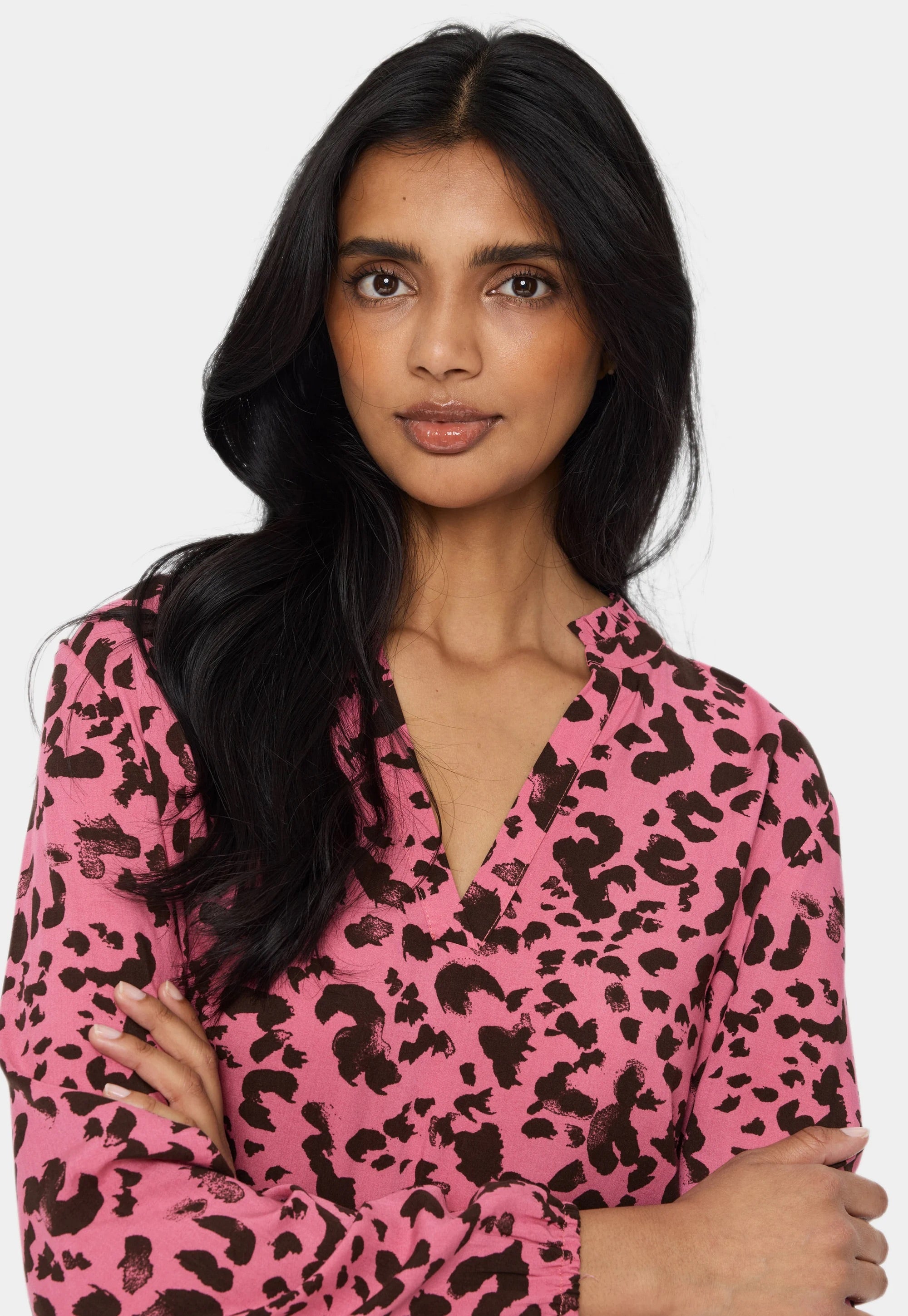 Saint Tropez EdaSZ Bluse - Chateau Rose Animal