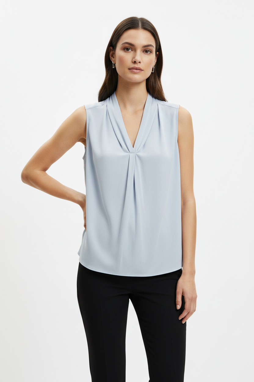 Calvin Klein világoskék blúz modellel