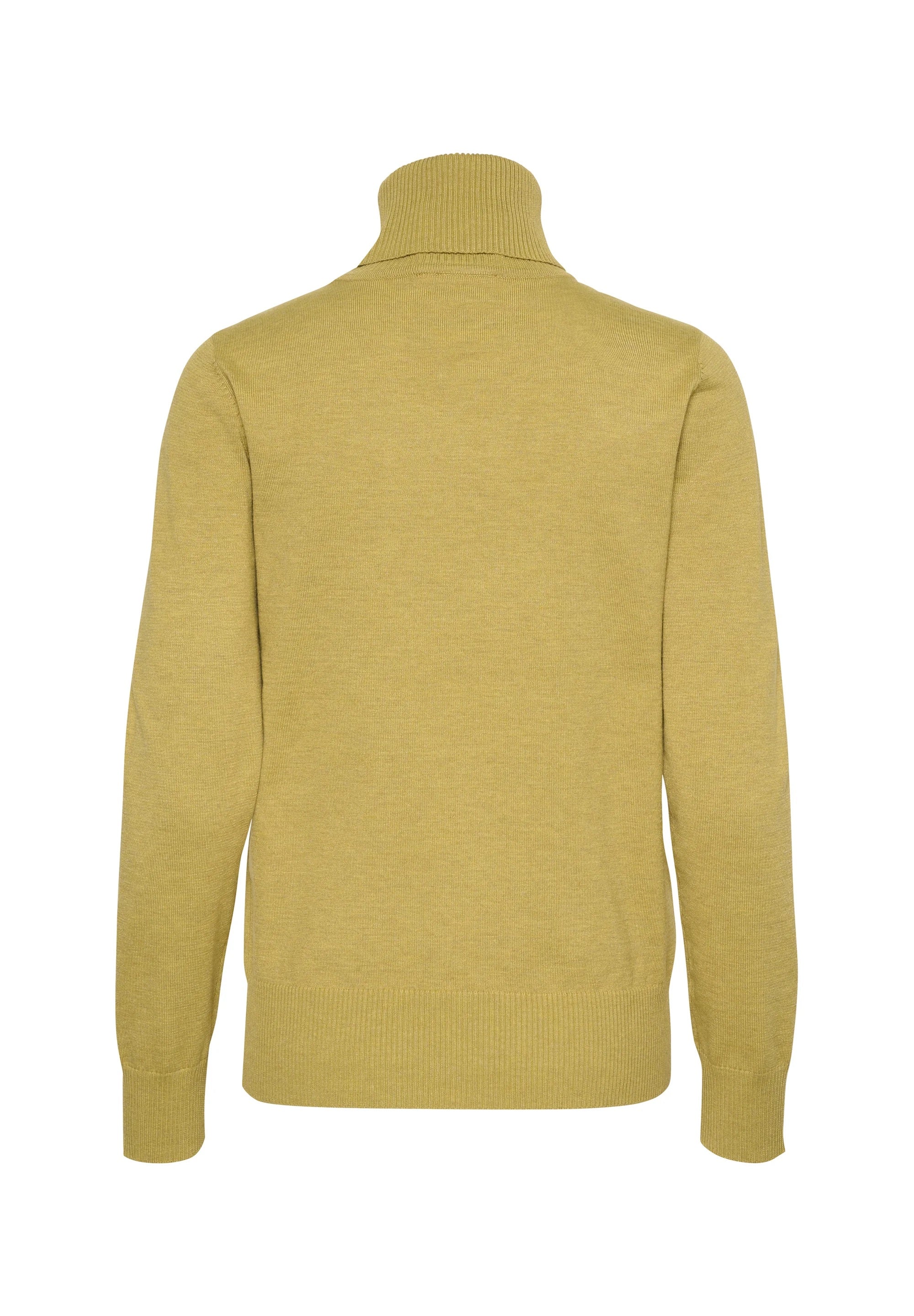 Saint Tropez MILASZ Rollkragenpullover – Limettengelb