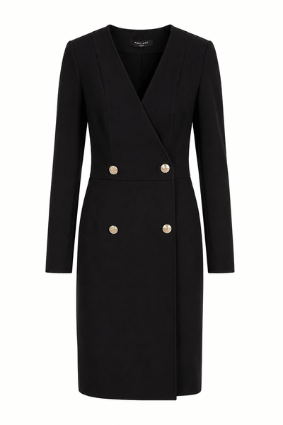 Marciano by Guess Zweireihiges Blazerkleid – Schwarz