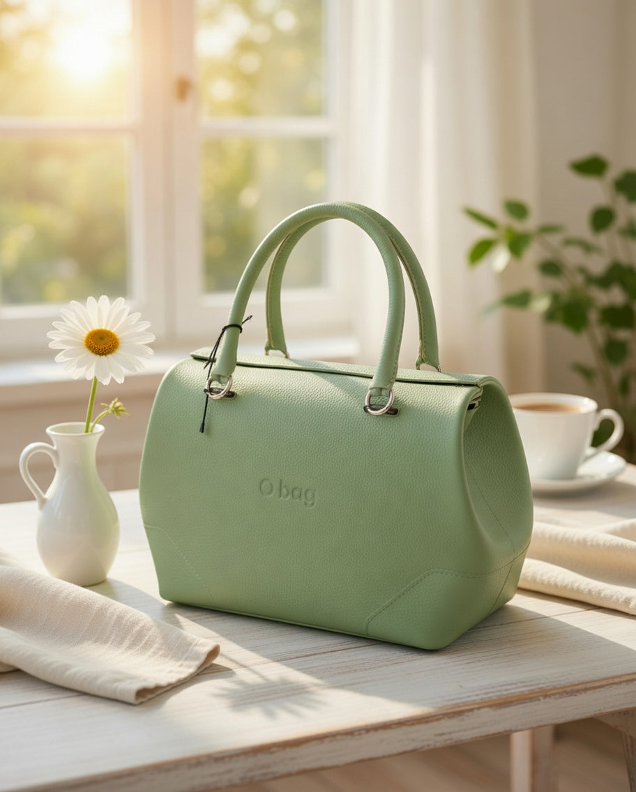 O bag Composta – Handtasche Salbeigrün