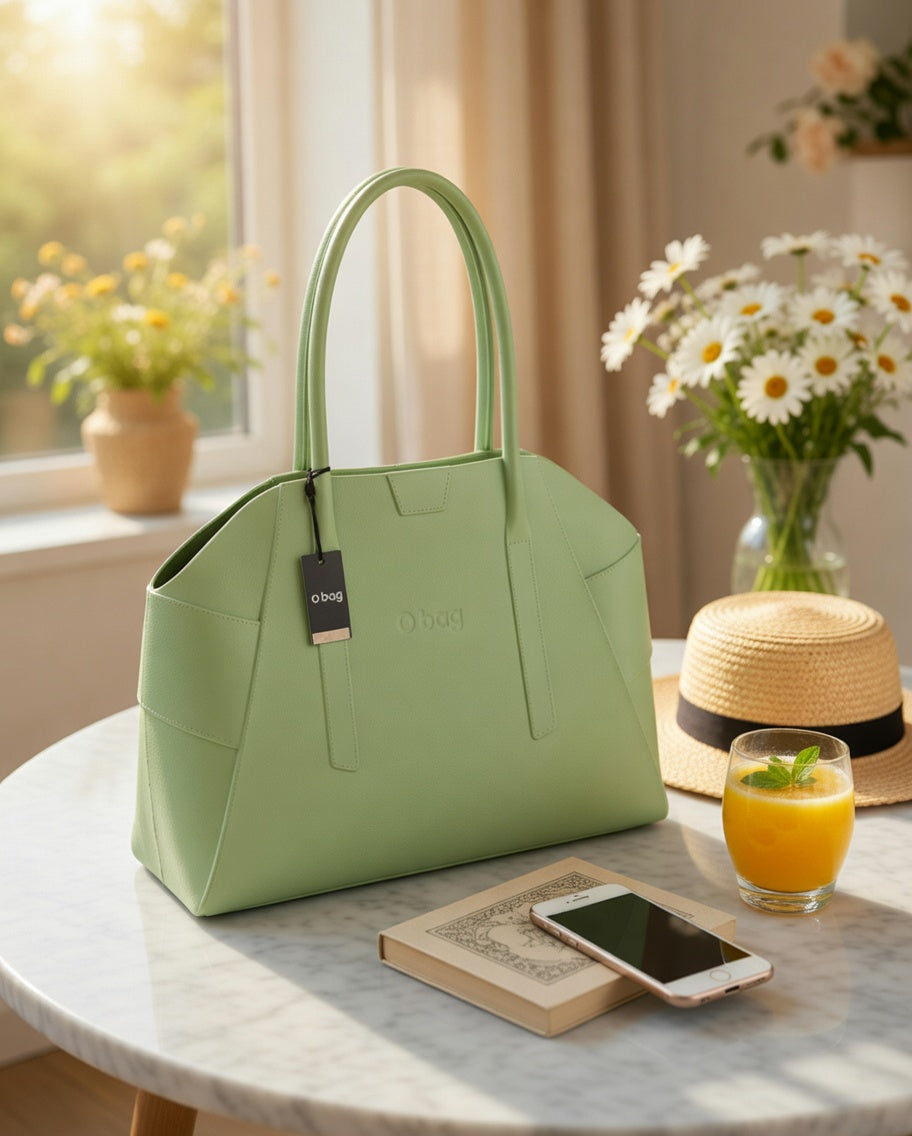 O bag Unique – Tragetasche in Salbeigrün