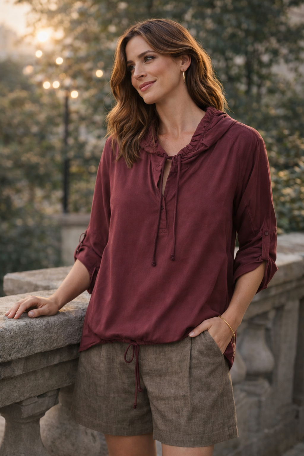 Sorbet SBHOODIE Kapuzenhemd - Burgund