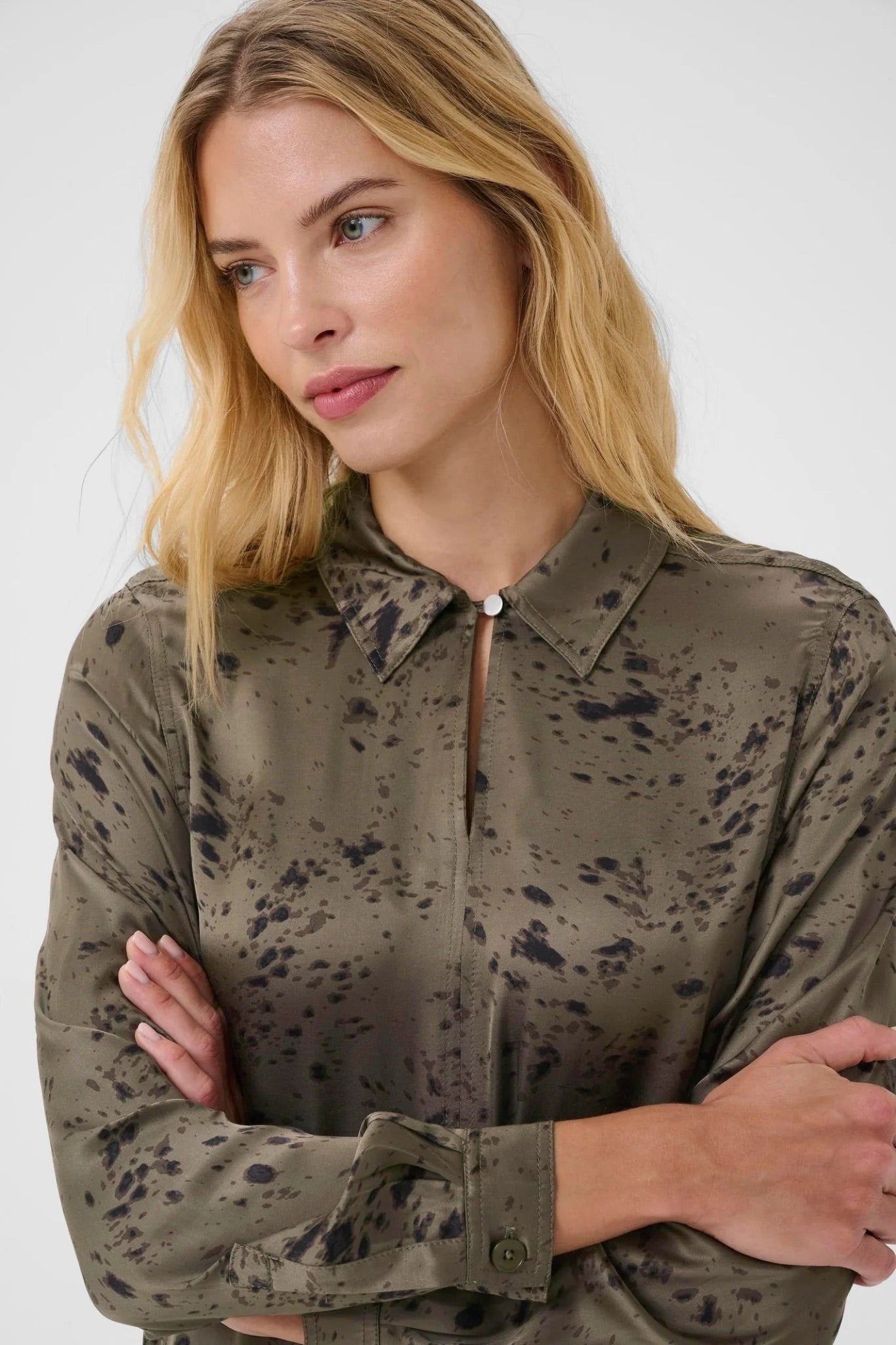 Part Two ShilohPW Kleid - Tarmac Scattered Texture Print